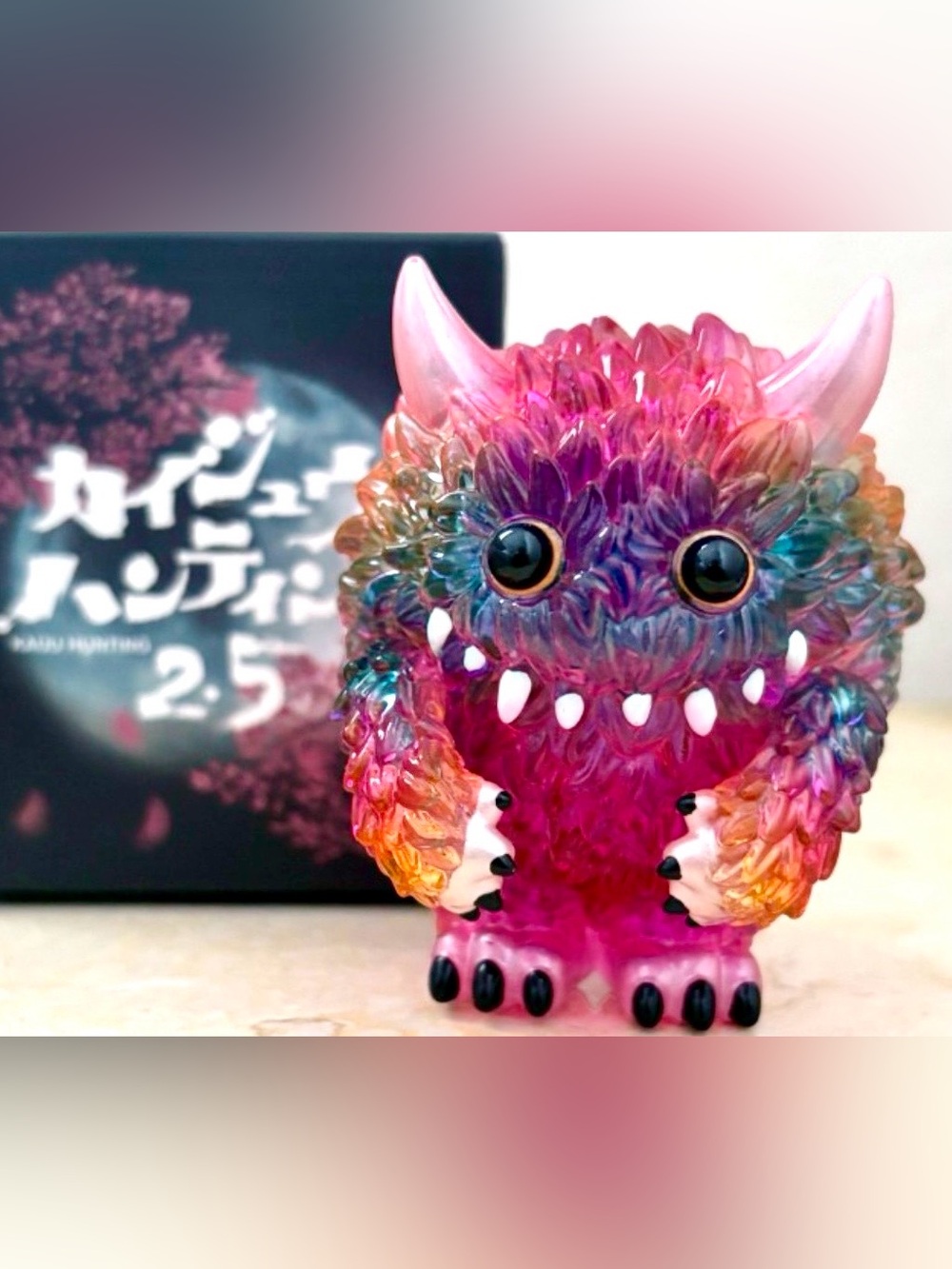 POP MART x INSTINCTOY • Monster Fluffy Clear Rainbow | Kaiju Hunting 2.5 | 2023